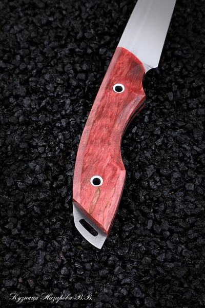 Нож №12 Х12МФ ЦМ карельская береза красная