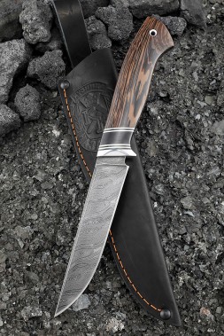 Knife Irbis-2 Damascus handle wenge