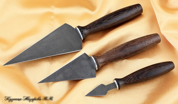 Набор ножей для просфоры Х12МФ венге