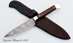 Knife Chef No.8 damascus dural wenge