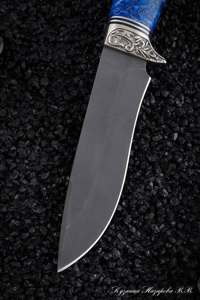 Нож Варан Х12МФ палисандр искусственный камень мельхиор
