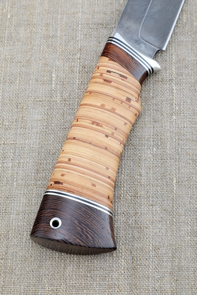 Knife Gadfly 2 Damascus birch bark