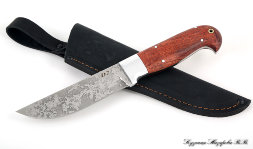 Hunting knife Huntsman steel D2 all-metal bubinga