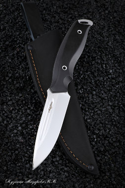 Нож №14 Х12МФ ЦМ черный граб