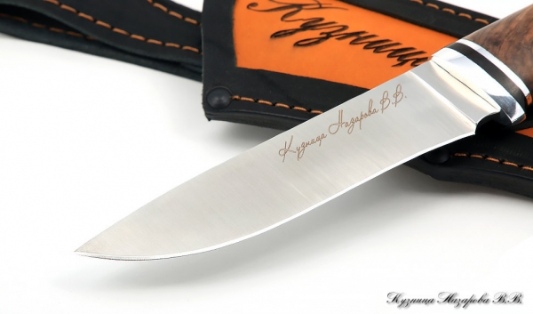 Нож Сокол 2 сталь Х12МФ - сатин рукоять орех
