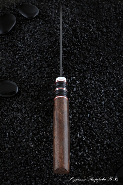 Knife Boar H12MF black hornbeam Karelian birch brown