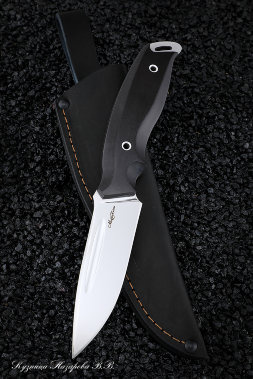 Нож №14 Х12МФ ЦМ (полные спуски)черный граб
