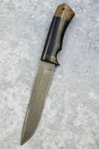 Нож "Скиф" сталь ХВ5, рукоять : карельская береза и черный граб (распродажа)