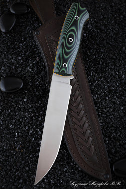 Knife Zasapozhny all-metal ELMAX mikarta green