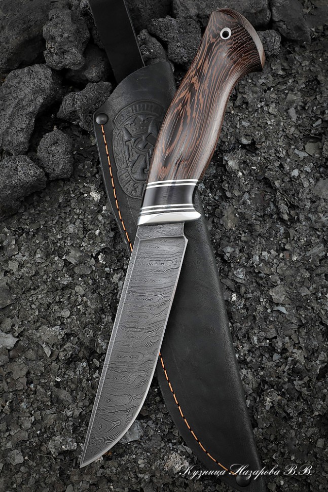 Нож Овод дамаск рукоять венге (New)