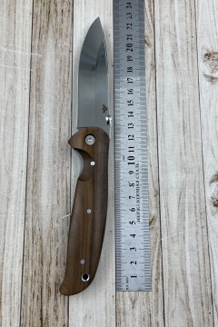Складной нож Корвет 95Х18 — наборная рукоять: орех