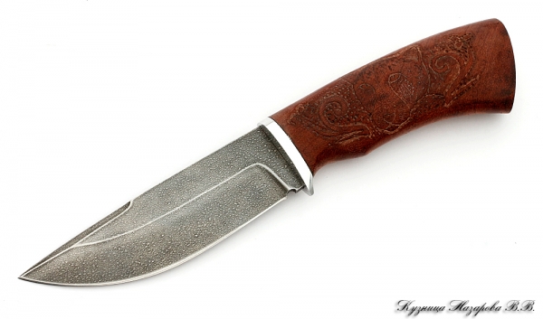 Cheetah knife: steel HV-5, bubinga handle auth.
