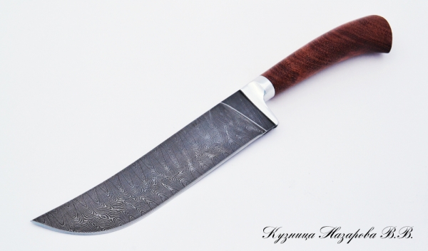 Uzbek Damascus bubinga Knife