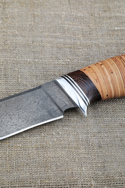 Knife Fox H12MF handle birch bark