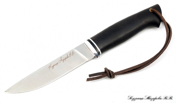 Knife Traveler steel H12MF - satin handle black hornbeam