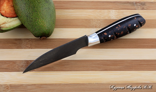 Knife Chef No. 1 steel H12MF handle acrylic brown