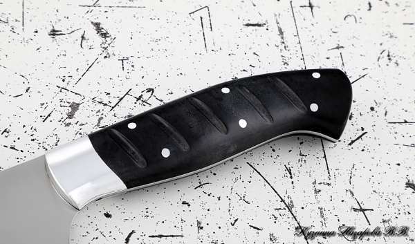 Knife Chef No. 9 steel 95h18 handle acrylic black
