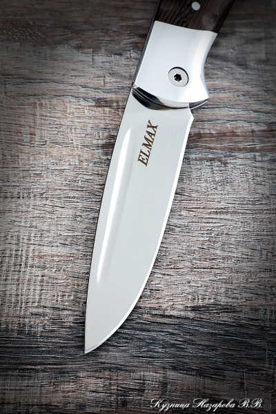 Нож складной Сова сталь Elmax накладки венге с дюралью