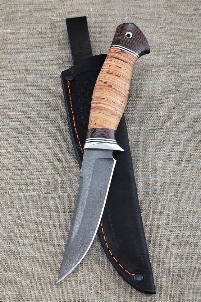 Нож Лань-2 Х12МФ рукоять береста