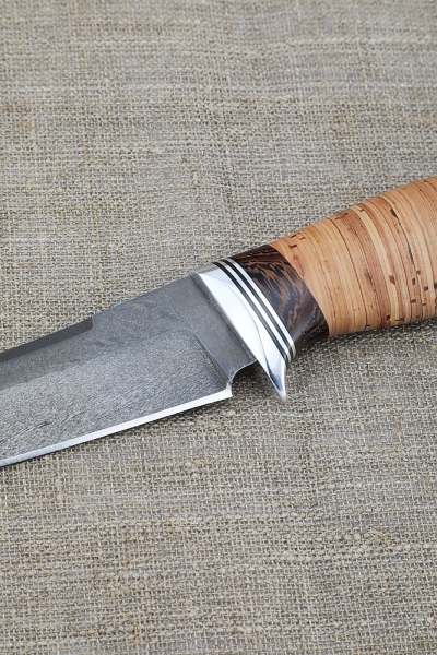 Doe knife-2 H12MF birch bark handle