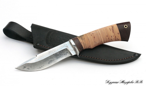 Knife Gyrfalcon D2 birch bark