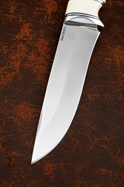 Нож Оса S390 бивень моржа железное дерево
