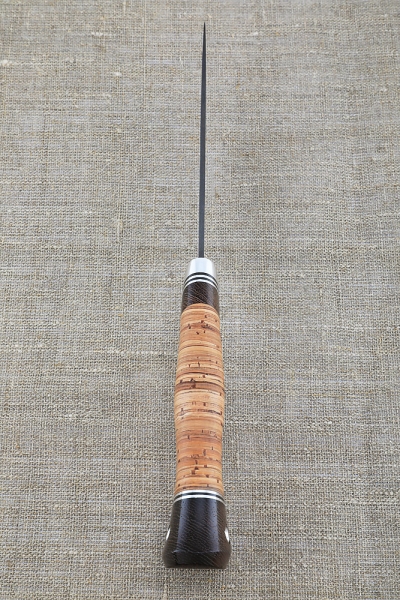 Knife Needle H12MF handle birch bark