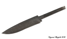 The blade of the Moray Eel Damascus