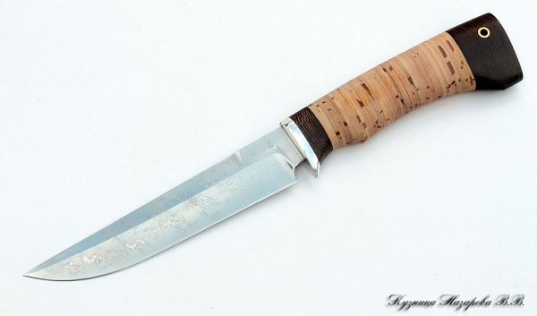 Sapper Knife D2 birch bark
