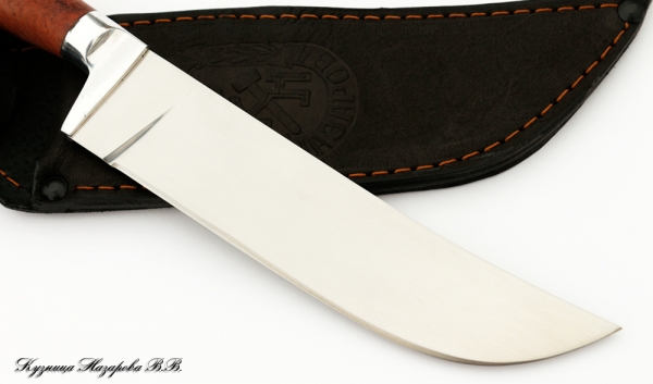 Uzbek knife 95x18 bubinga
