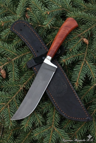 Uzbek knife X12MF bubinga