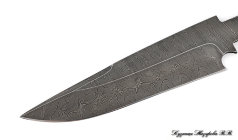 The blade of the Bison Damascus