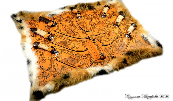 Yellow leather panel No. 2