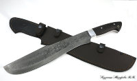 Machete Knife No. 4 Damascus wenge