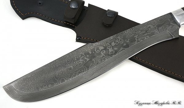 Machete Knife No. 4 Damascus wenge