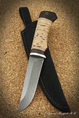 Hunting knife Bison H12MF birch bark