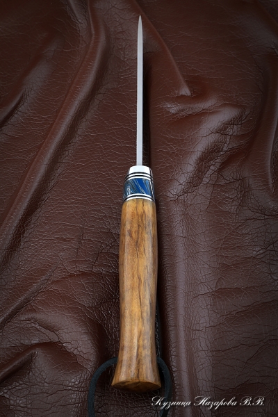 Нож Беркут 2 сталь N690 - сатин рукоять карельская береза акрил 