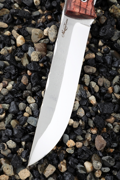 Нож Овод 2 Х12МФ цельнометаллический карельская береза красная (Coutellia)