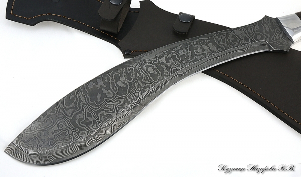 Machete Knife No. 1 Damascus wenge