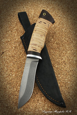 Hunting knife Gyrfalcon H12MF birch bark