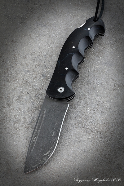 Folding Knife Eagle Steel H12MF Lining Acrylic Black