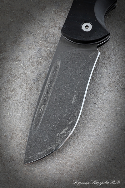 Нож складной Орел сталь х12мф накладки акрил черный