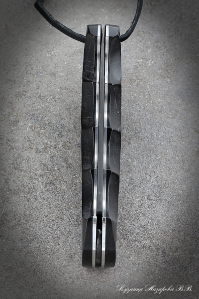 Folding Knife Eagle Steel H12MF Lining Acrylic Black