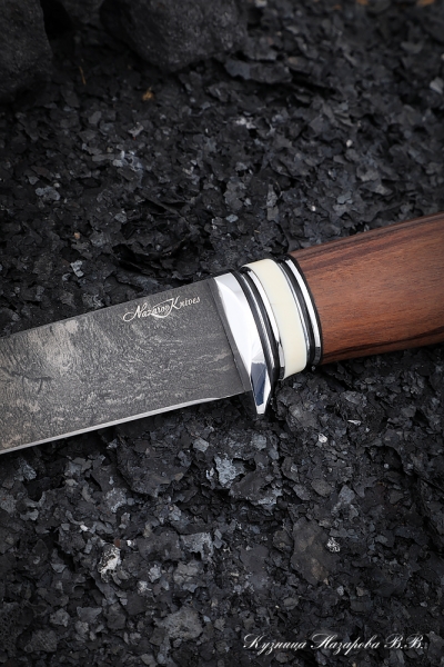 Killer Whale knife medium fillet H12MF rosewood acrylic white