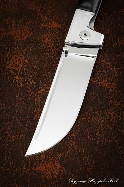Folding Knife Pchak steel H12MF Lining Black hornbeam