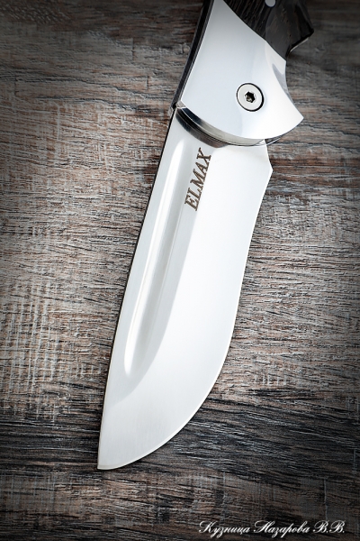 Нож складной Орел сталь Elmax накладки венге с дюралью