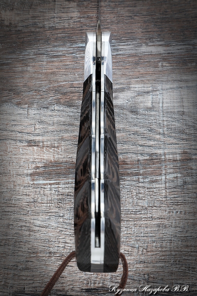 Folding knife Eagle Steel Elmax lining Wenge with duralumin