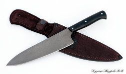 Нож Шеф-Повар №4 х12мф черный граб