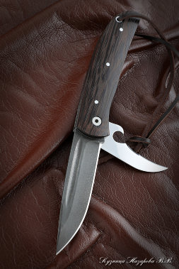 Нож складной Снайпер 2-х предметный Х12МФ венге