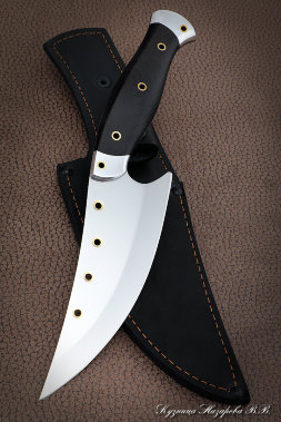 Ahmad 95h18 all-metal black hornbeam knife